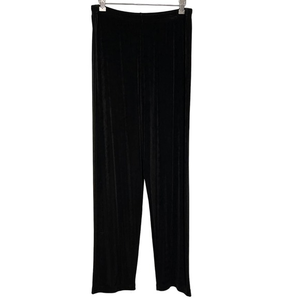 Piccadilly Fashions Black Pants Elastic Waist Size‎ Large Preowned